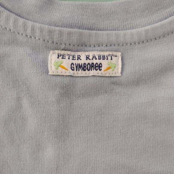 Gymboree x Peter Rabbit NEW Blue SOMEBUNNY LOVES ME One-Piece Romper 6-12 Months - Picture 5 of 10